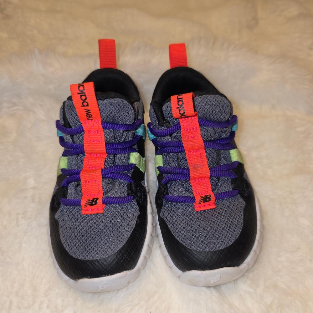 New Balance Playgruv Sneaker Toddler 6 Grey Multi Good Bungee ITPGRVLG